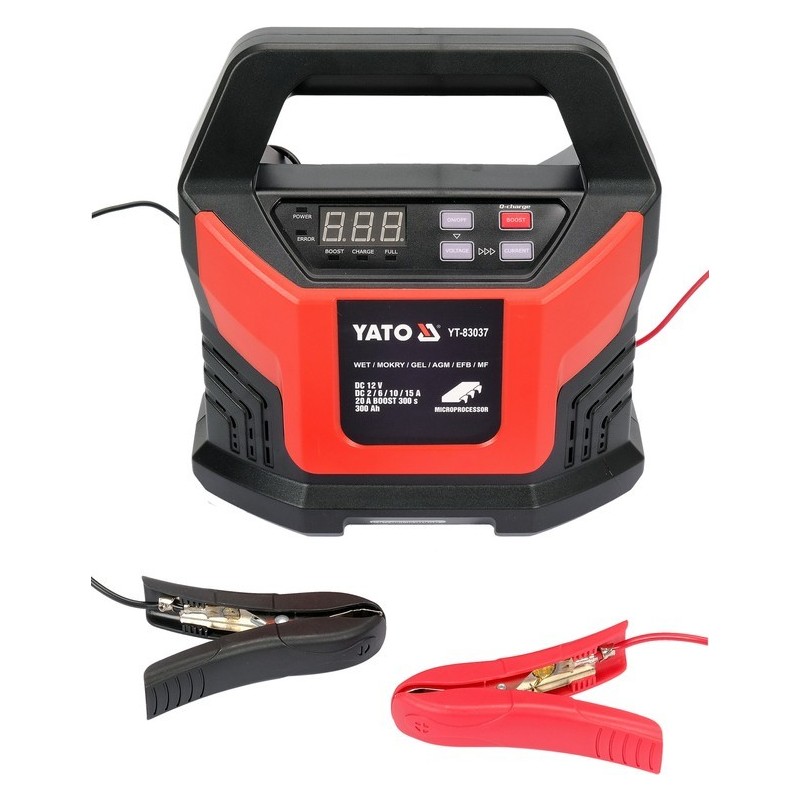 Elektoninis Įkroviklis 12V / 2A, 6A, 10A, 15A BOOST 300s 20A -