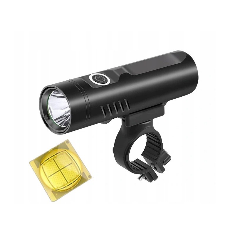 Galingas dviračio žibintuvėlis, pakraunamas, COB LED, 700LM, 3200mAh baterija