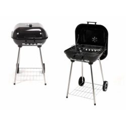 Lauko kepsninė / grilis, su dangčiu ir grotelėmis, 40X45 cm