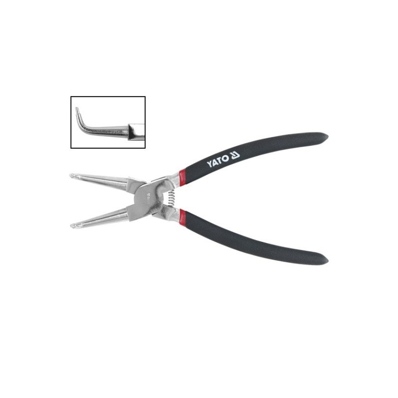 Replės žiedams spaudžiamos lenktos 150 mm