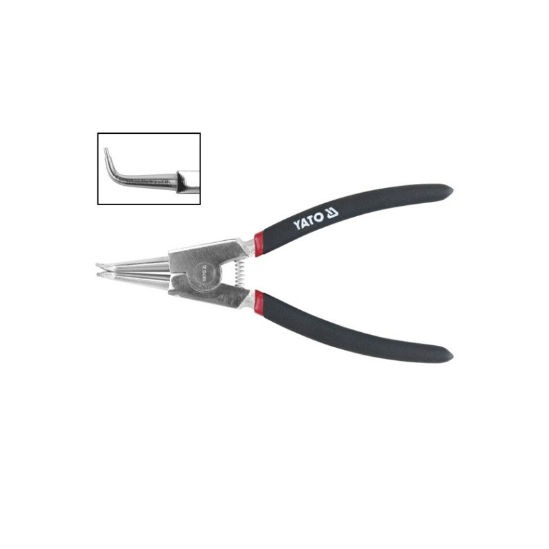 Replės žiedams skečiamos lenktos 200 mm