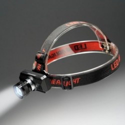 Prožektorius ant galvos, 2W XPE LED šviesos diodas, pakraunamas