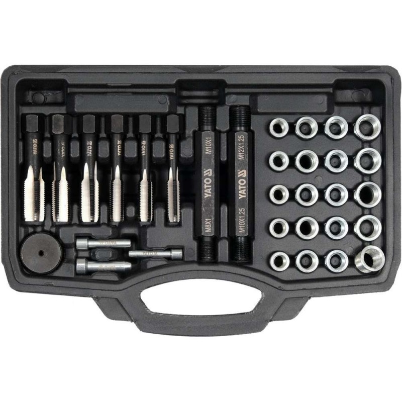 Kaitinimo žvakių sriegio remonto rinkinys, 33 vnt.