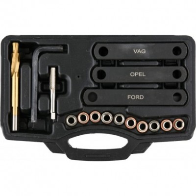 Stabdžių sriegių remonto rinkinys, M9 x 1.25, 16 vnt.