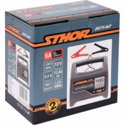 Pakrovėjas akumuliatoriams, 6A / 12V / 90 Ah, LED