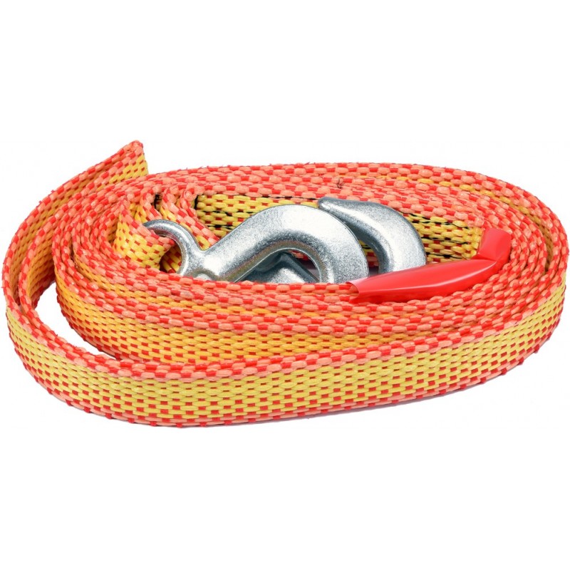 Buksyras juostinis su kabliais, 4 m, 1,5 t