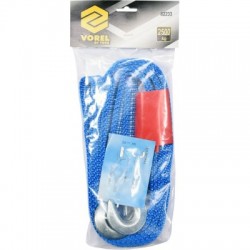 Buksyras juostinis su kabliais, 4 m, 2,5 t