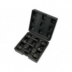 Smūginių antgalių rinkinys | 12,5 mm (1/2") | Spline (XZN) | 6 vnt.