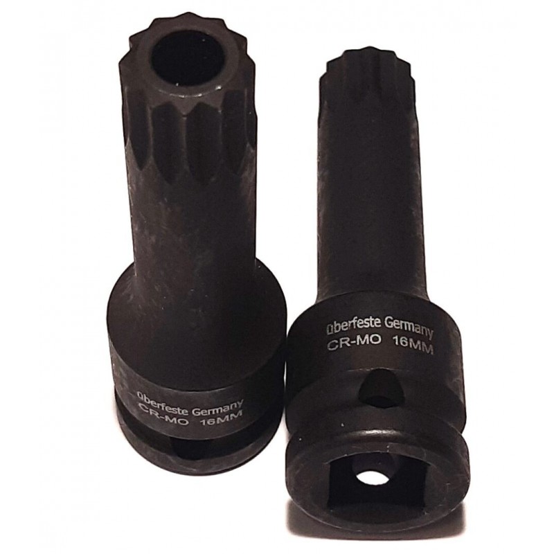 Antgalis smūginis 1/2″, M16, 75mm, su skylė, UBERFESTE