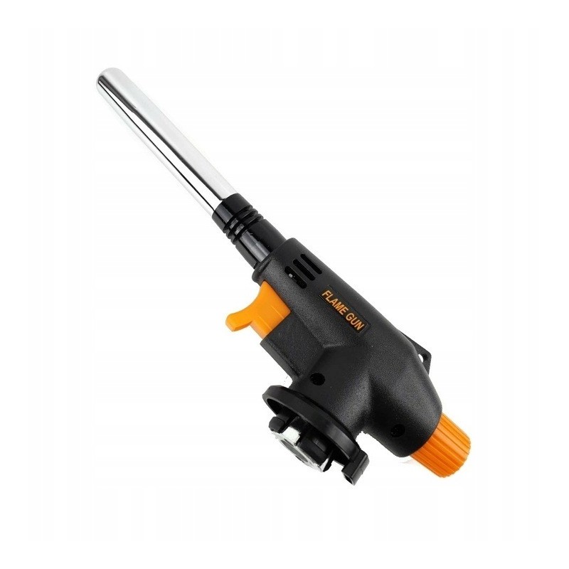 6951864185638 - Gasbrenner 1300 °C mit Piezozündung und langem Auslauf 215 cm