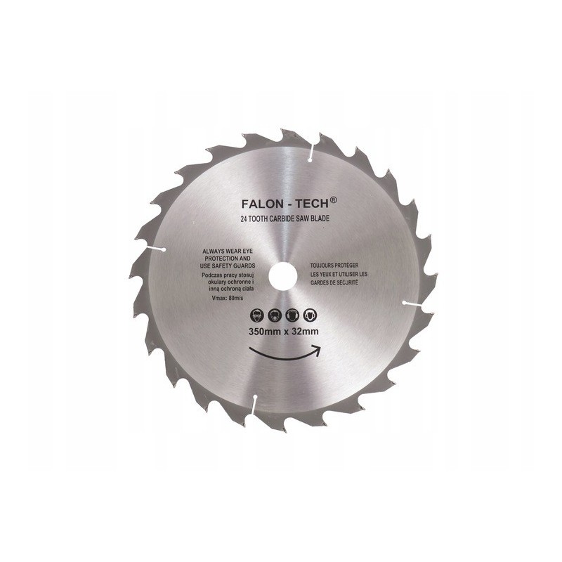 Medienos pjovimo diskas 350×32-25,4mm, 24T Medienos pjovimo diskas 350×32-25,4mm, 24T