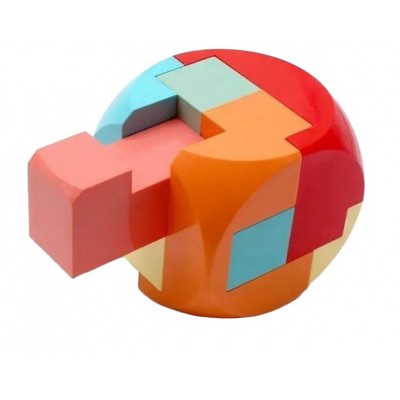 Farbiger Puzzleball - Anhänger