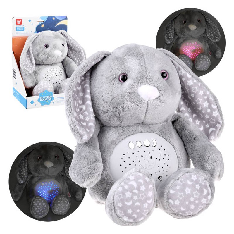 5905258525358 - Plüschhase   Projektor mit Schlafliedern - Hase