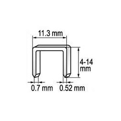 Kabės 8mm (0,7x11,3) 1000 vnt.