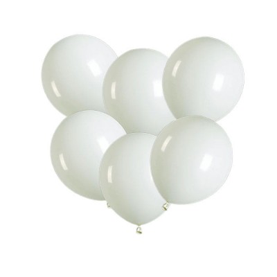 Latexballon, weiß – 30 cm,...