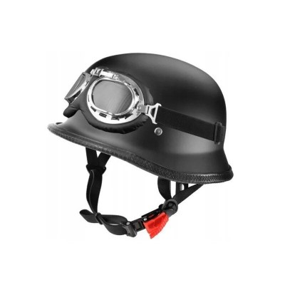 Retro Motorradhelm -...