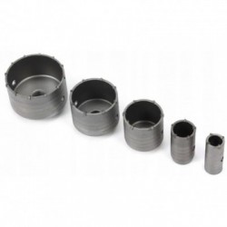 Gręžimo karūnų mūrui, monolitui rinkinys, 30-100mm, SDS/SDS, 9vnt.