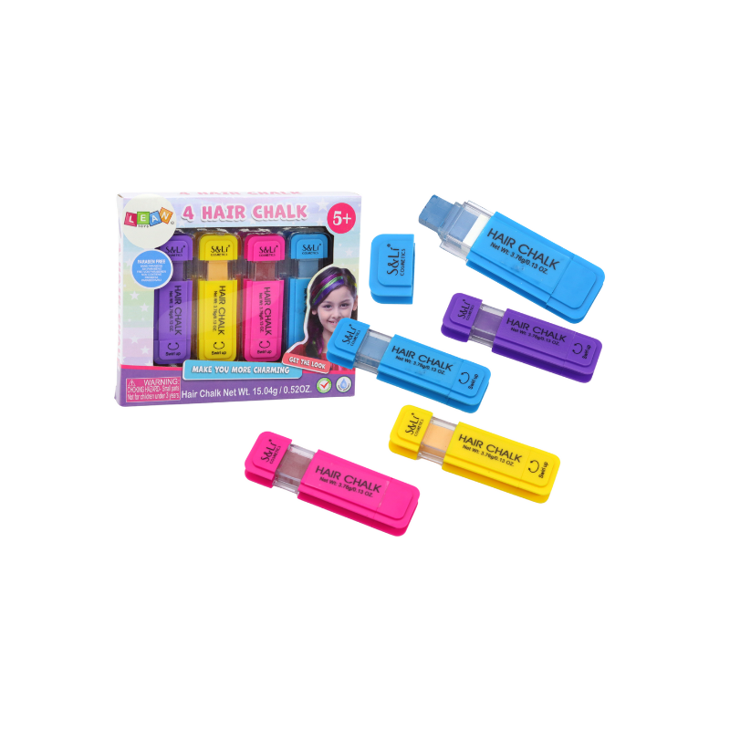 6991209070786 - Farbiges Haarfärbekreide-Set 4-tlg