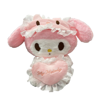 Plüschpuppe Kuromi mit Herz...