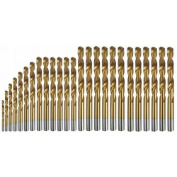 Grąžtų rinkinys metalui, titaniniai 1-13mm., 25vnt.