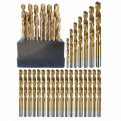 Grąžtų rinkinys metalui, titaniniai 1-13mm., 25vnt.