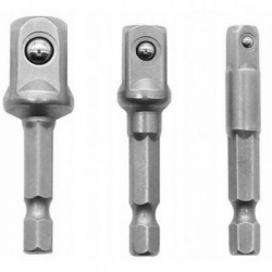Adapterių rinkinys 1/4″, 3/8″, 1/2″ Adapterių rinkinys 1/4″, 3/8″, 1/2″