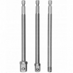 Adapterių rinkinys 1/4″, 3/8″, 1/2″ Adapterių rinkinys 1/4″, 3/8″, 1/2″