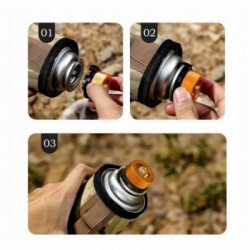 Dujų adapteris iš EN417 į 7/16"