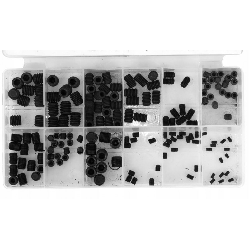 Begalvių šešiakampių varžtų rinkinys 160vnt.