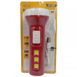 Rankinis žibintuvėlis 1W LED (90 LM) ir 3 x COB LED (90 LM)