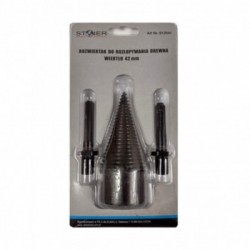 Grąžtas medienos skaldymui 42mm + adapteriai