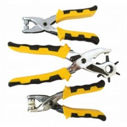 Skylių darymo ir kniedijimo replių rinkinys su kniedėmis 128vnt