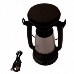 Retro mažas pastatomas įkraunamas šviestuvas LED