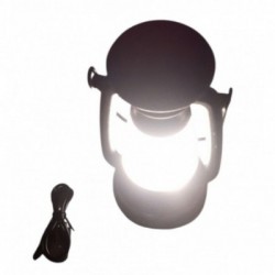 Retro mažas pastatomas įkraunamas šviestuvas LED