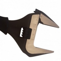 Reguliuojamas santechninis raktas 10″ (250 mm), guminė rankena, 0-50mm