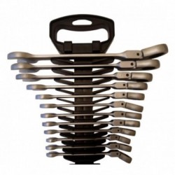 Vartomų terkšlinių raktų rynkinys 12d., 6-22mm, Cr-V
