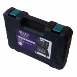 Vartomų terkšlinių raktų rynkinys 14 vnt., 8-24mm, Cr-V, plastikinis laikymo lagaminas