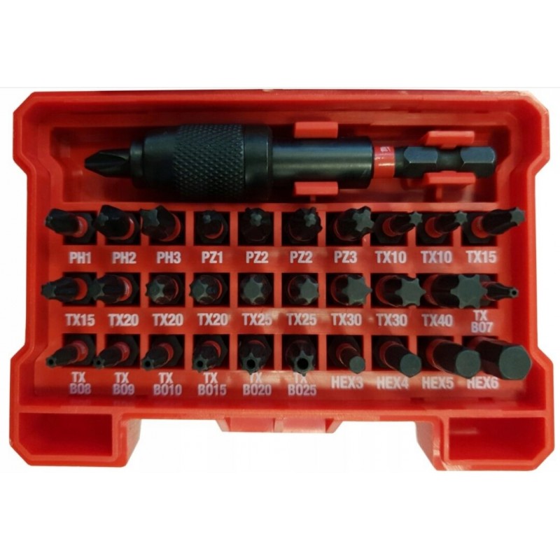 Smūginių antgalių rinkinys 32vnt.