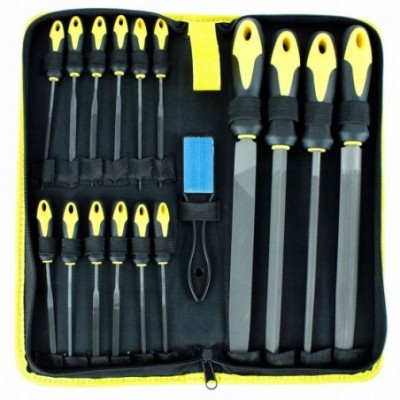 Dildžių rinkinys metalui, medienai 18vnt.