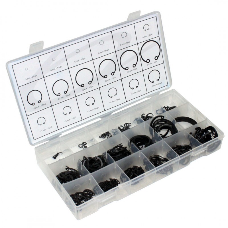 Vidinių žiedų E-CLIP rinkinys 300vnt.