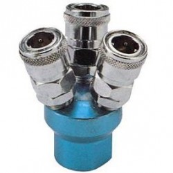 Oro paskirstytojas trišakis su vožtuvais 1/ 2" Oro paskirstytojas trišakis su vožtuvais 1/ 2"