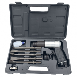 Pneumatinis plaktukas ir kaltų rinkinys 9vnt. Pneumatinis plaktukas ir kaltų rinkinys 9vnt.