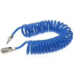 Prapūtimo pistoletas su spiraline žarna Prapūtimo pistoletas su spiraline žarna