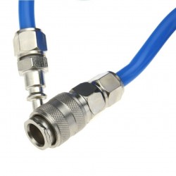 Prapūtimo pistoletas su spiraline žarna Prapūtimo pistoletas su spiraline žarna