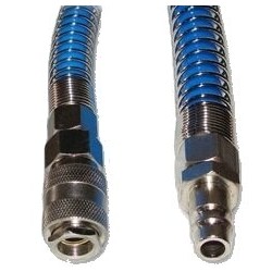 Žarna spiralinė PU su vožtuvais Ø5x8mm Žarna spiralinė PU su vožtuvais Ø5x8mm