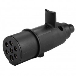 Kištukas priekabai 24V/ N-7POL, plast. Kištukas priekabai 24V/ N-7POL, plast.