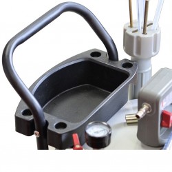 Tepalo surinkimo bakas 80l su išsiurbimu ir išleidimu Tepalo surinkimo bakas 80l su išsiurbimu ir išleidimu