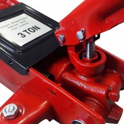 Domkratas su ratukais ir pasukama rankena 3t Domkratas su ratukais ir pasukama rankena 3t