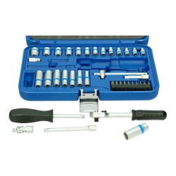 Galvučių rinkinys 1/ 4" (39vnt) Galvučių rinkinys 1/ 4" (39vnt)