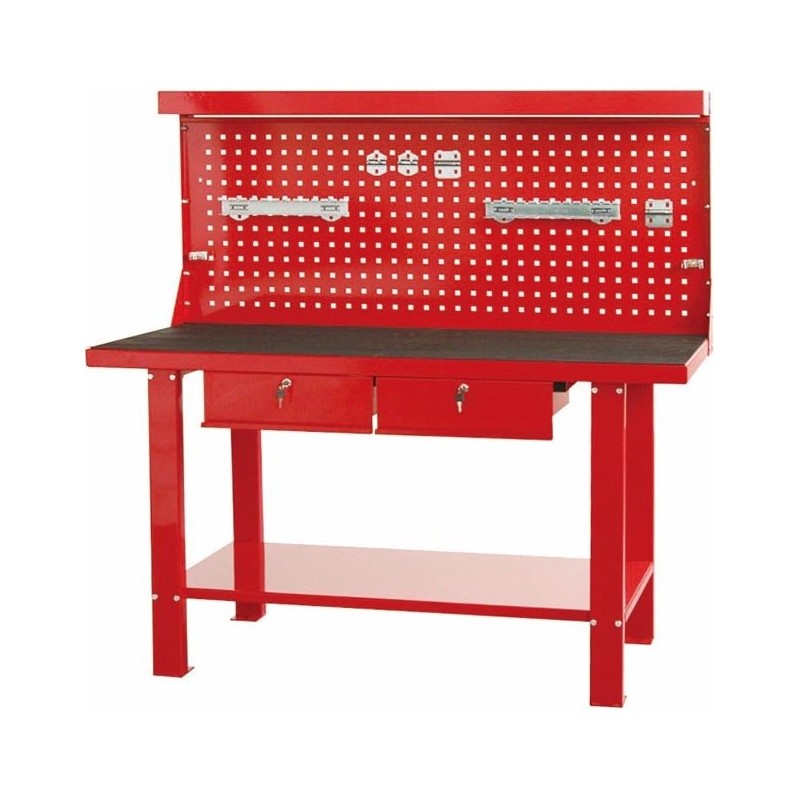 6938913000500 - Werkbank mit Schubladen (2 Stück) und Ständer